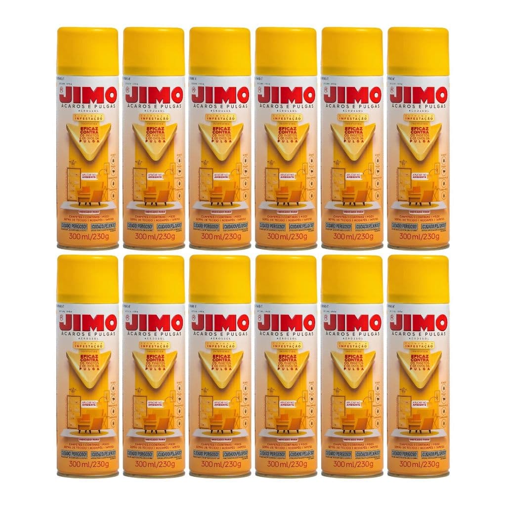Jimo Anti Ácaros Pulgas Carrapatos Elimina a Infestação Mata Insetos 3600ml