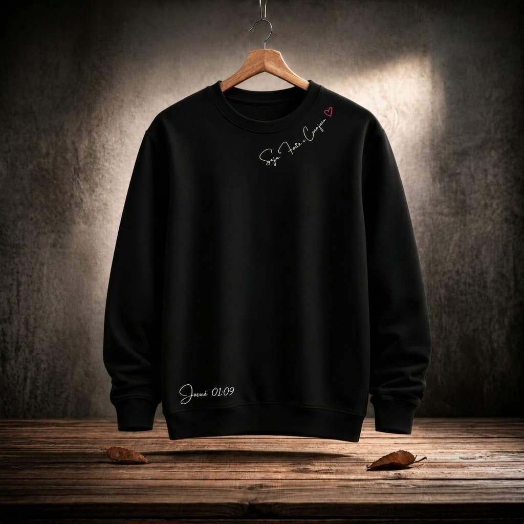 Moletom Gola Careca Flanelado Premium Quentinho Masculino Feminino Casaco Blusa de Frio