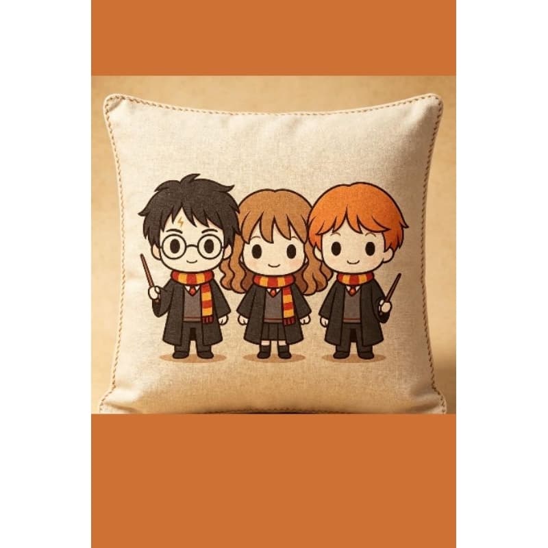 Almofada naninha, decorativa, Harry Potter. Tecido, 20x20