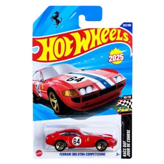 Hot Wheels Ferrari 365 GTB4 Competizione vermelha