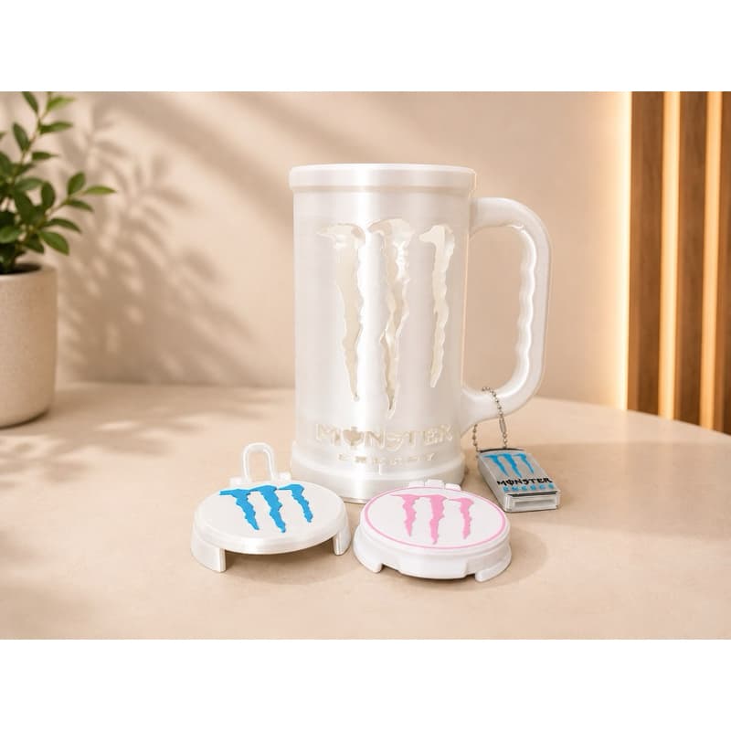 Caneca Suporte com alça  P lata Energético