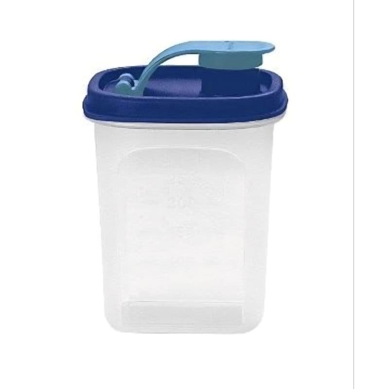 Tupperware Tupper Slim 350ml -  Azul Royal Pote com Bico Dosador para Molhos Bebidas e Alimentos