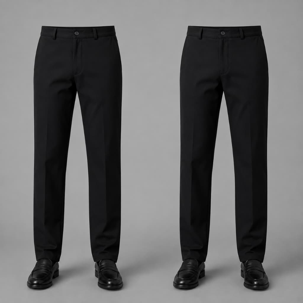 Kit 2 Calça Social Masculina Não Amassa Luxo Escritório Lazer