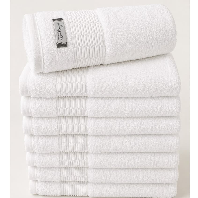 Kit 10 Toalhas de Banho Profissional PREMIUM 100% Algodão Branca 72x130 Hotel Pousada Spa