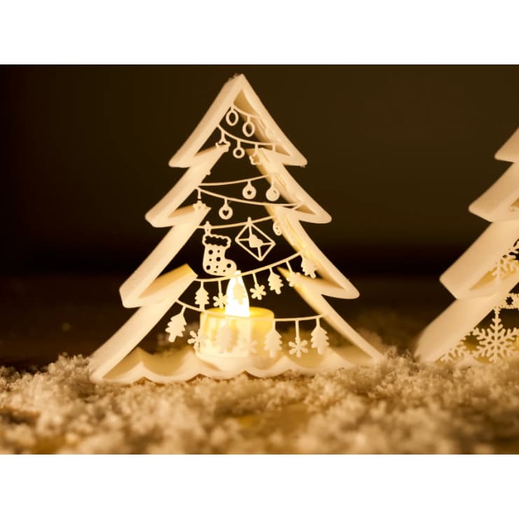 Árvore decorativa de Vela LED de Natal suporte para vela