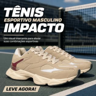 Tênis masculino confortável para acompanhar seu dia inteiro- GARANTA JÁ O SEU