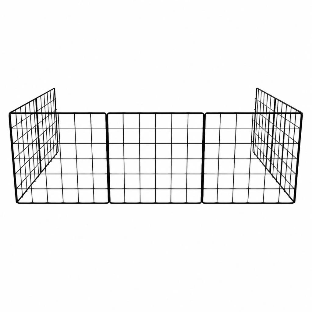 Módulo Pet 7 Telas 30x30 Grade Aramada Modular Para Cercadinho Cachorro Gato Proteção