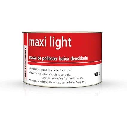 Massa De Poliéster Maxi Light 900G 1MG025 Maxi Rubber