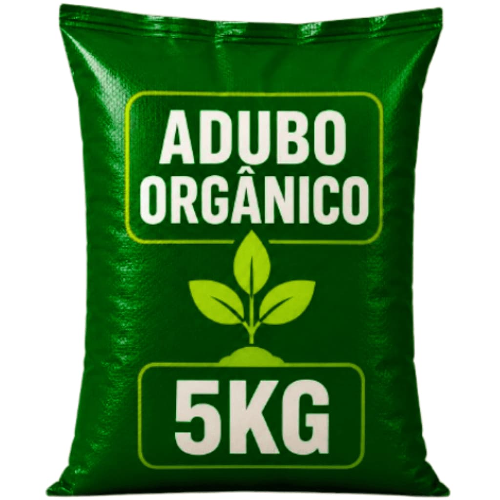 Esterco Bovino Puro Curtido 5kg Jardim Vasos Flores Hortas Fertilizante Natural Rico Nutrientes