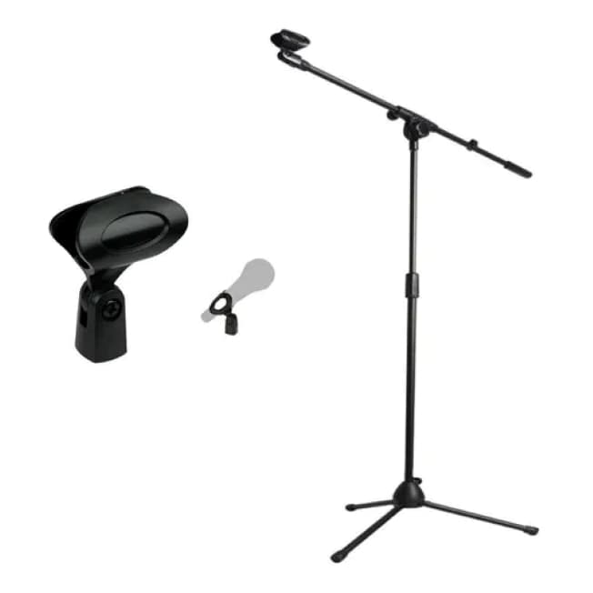 Pedestal Girafa SONN SNN-P para Microfone Universal Ajustável 80 a 168cm, Braço 73cm, Base 28cm, Estúdio, Palco e Evento