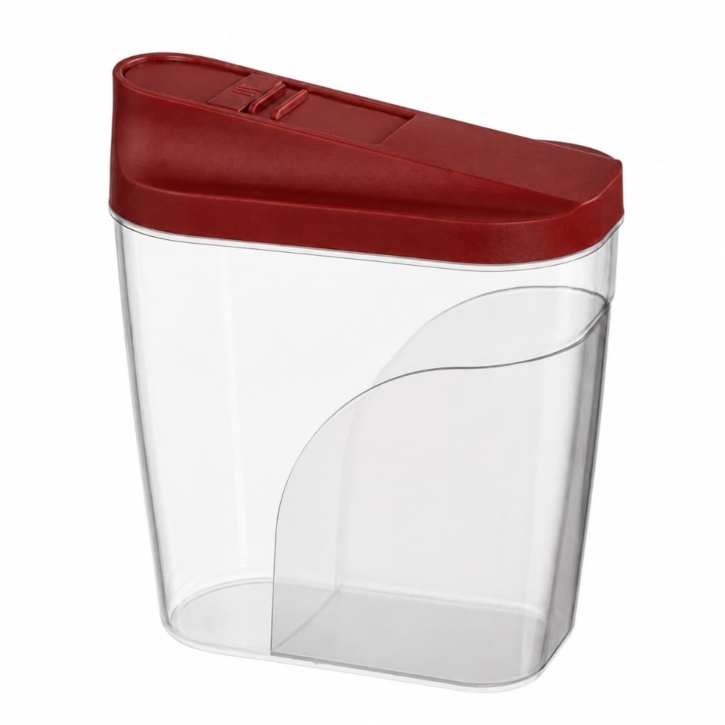 Farinheiro e Açucareiro 1 litro Vermelho Uninjet