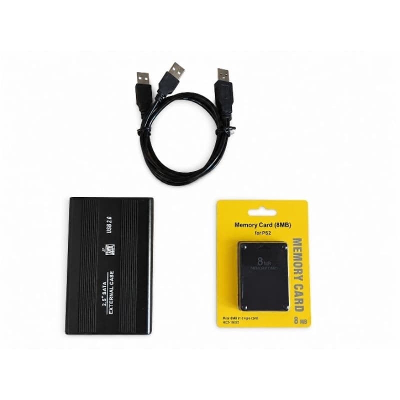 Kit Opl Hd + Memory Card Para Ps2 Com Matrix