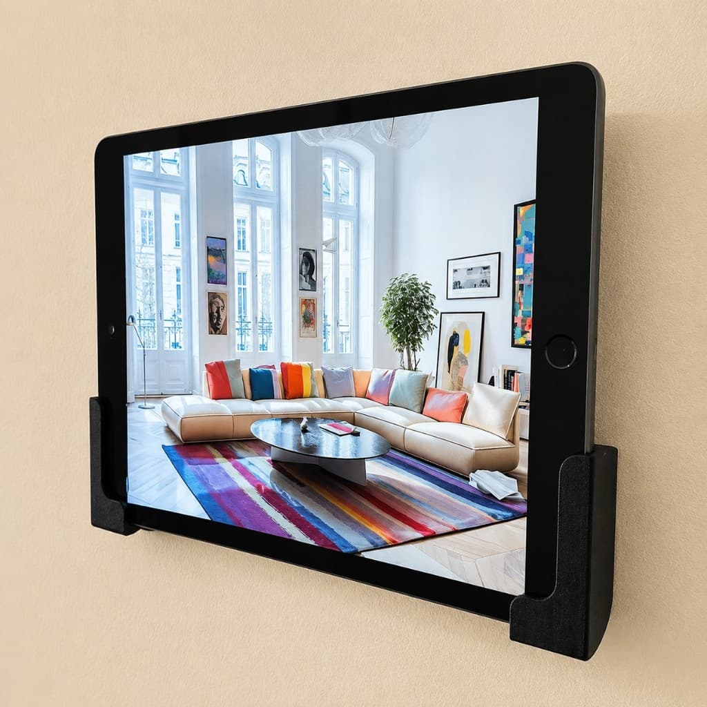 Suporte De Parede Universal Compatível Com Tablet iPad Apple Samsung celular Setup Gamer Pc Organizar