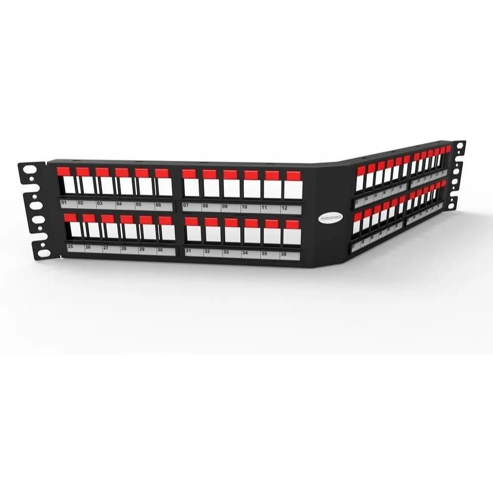 Patch Panel Descarregado 48p Angular 2u Blindado 35050810