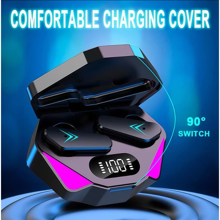 X15 Fone De Ouvido para Jogos Bluetooth 5.Tws Stereo Ultra Baixa Latency Gaming Headset
