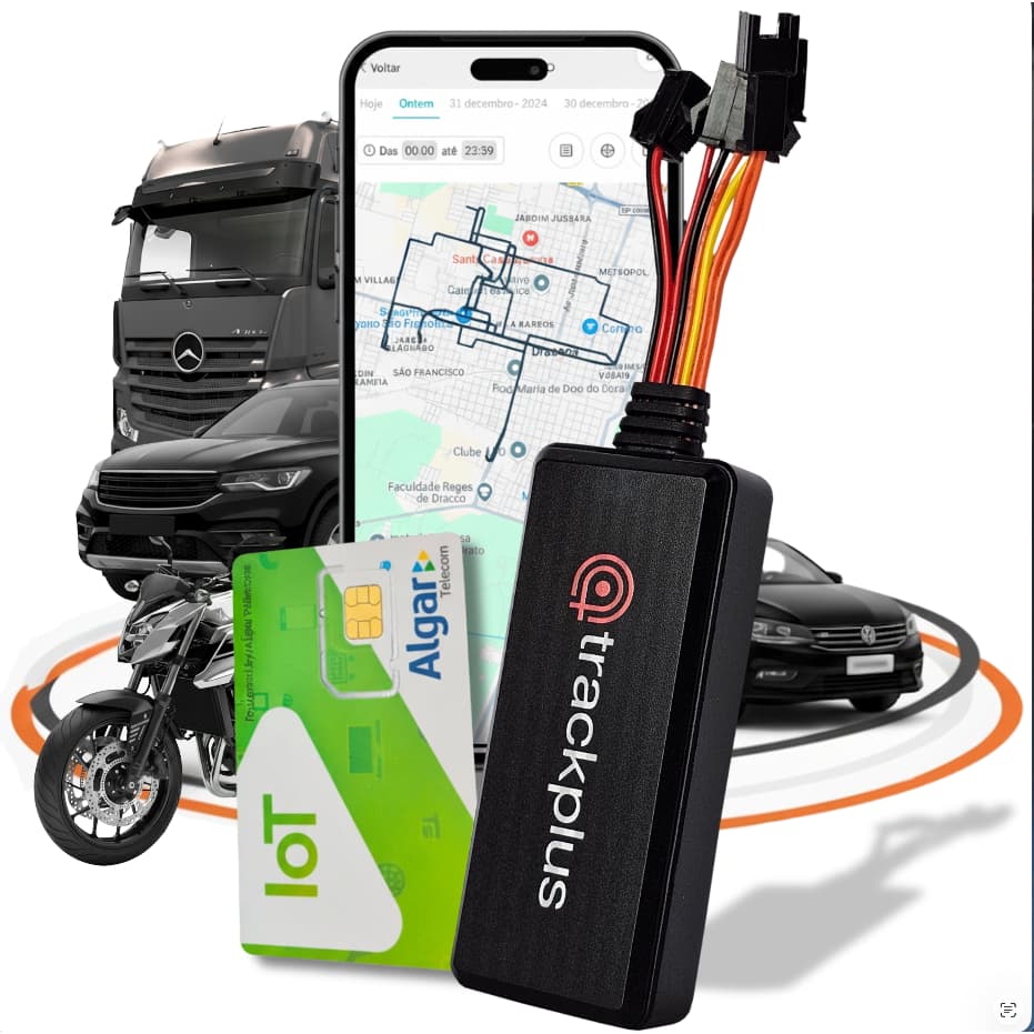 Gps Rastreador Veicular Gsm Gprs Bloqueia Monitora Alarme Preto