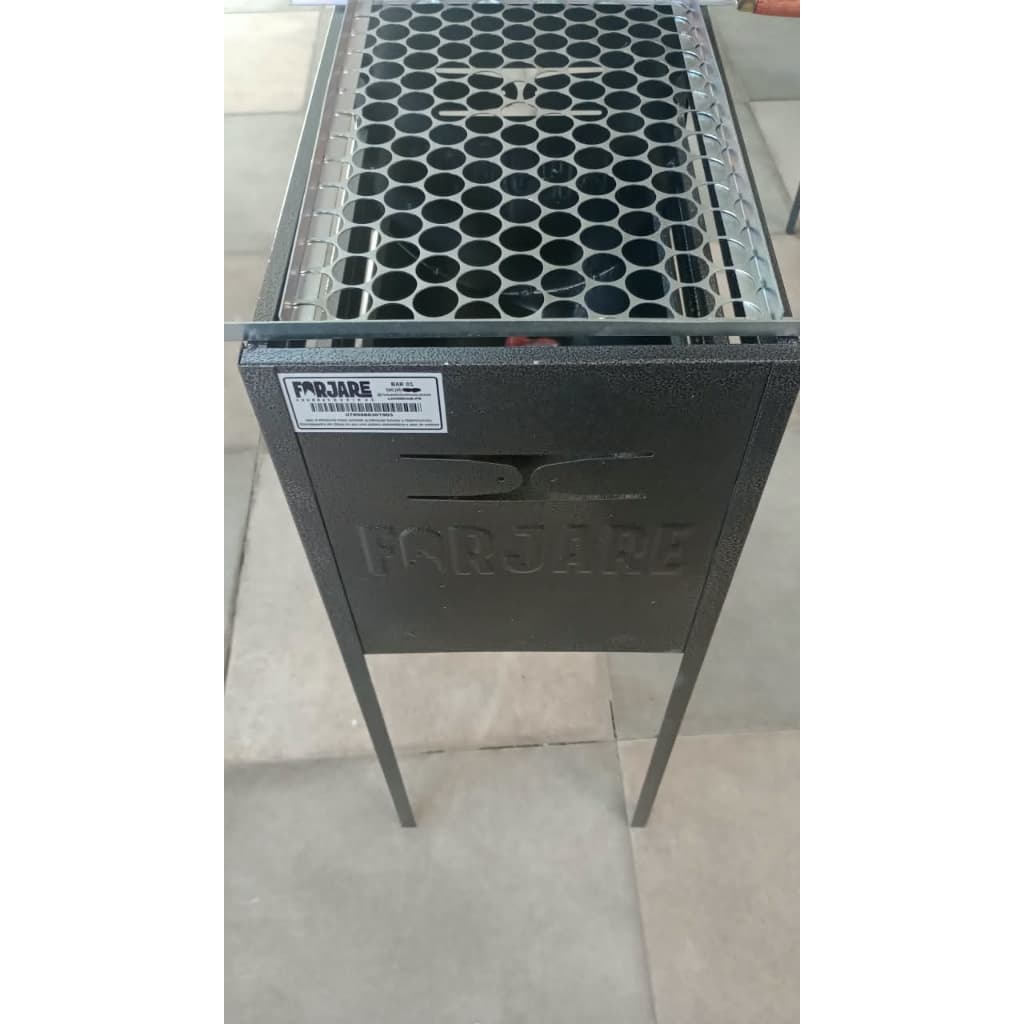 CHURRASQUERA FORJARE 200 TAMANHO 29  L  X 52  COMP  X 75 ALT