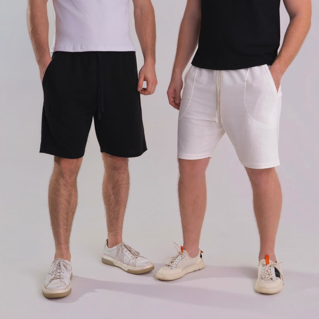 Kit 2 Bermuda Moletom Shorts Moletom Treino Academia Bermuda Masculina Shorts Masculino
