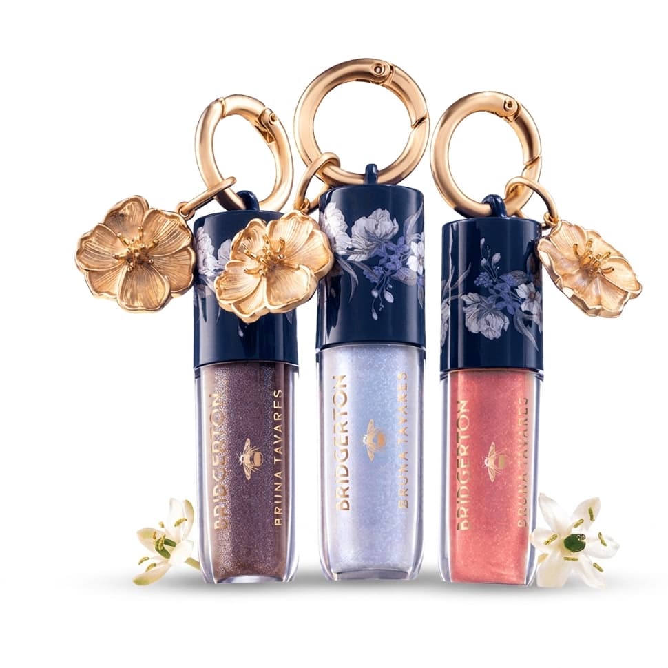 Gloss Labial Bridgerton Bruna Tavares 4,2ml Com Chaveiro - Escolha a sua cor