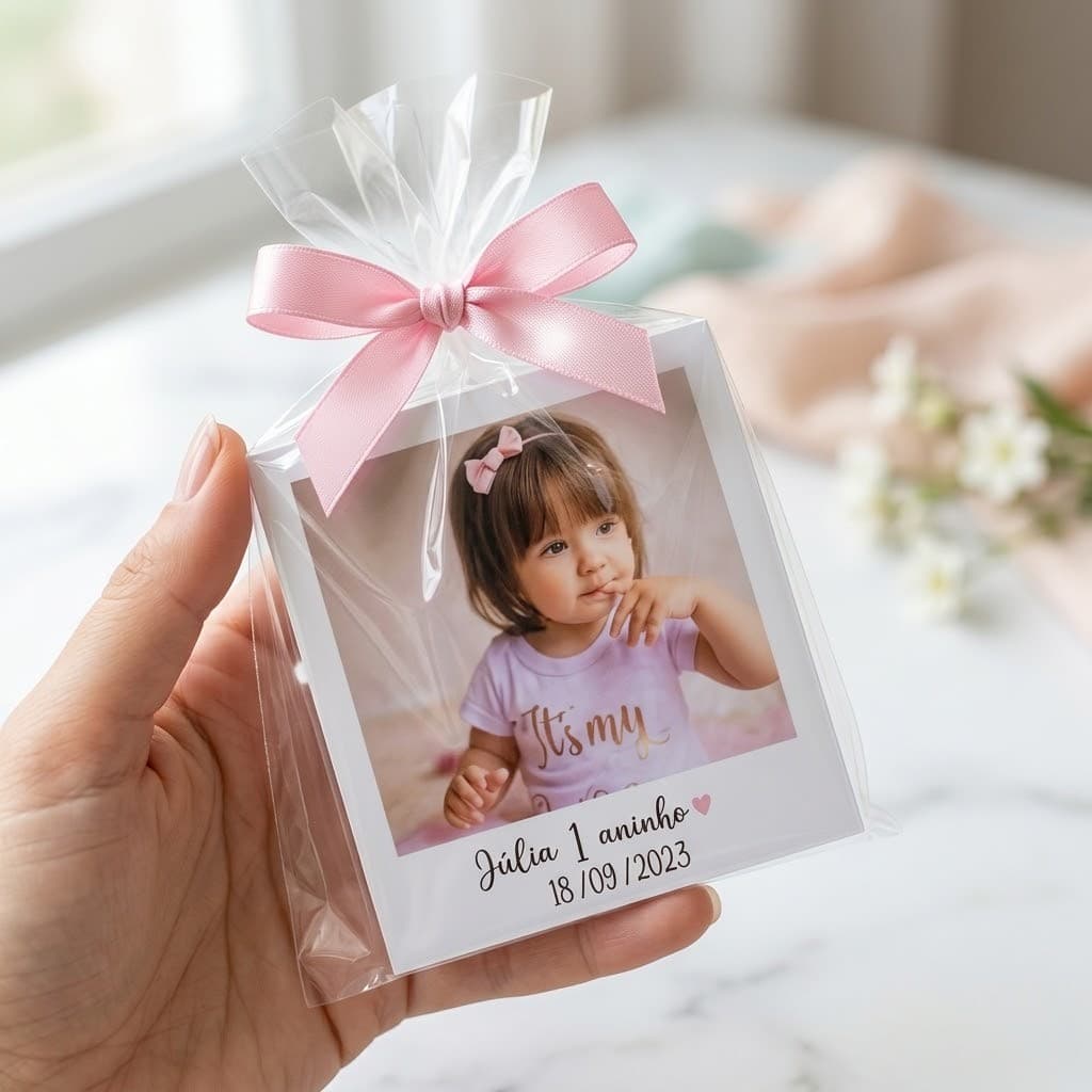 Plaquinha mdf Polaroid personalizada com foto Kit 10 Unidades lembrancinha para festa chá de bebe casamento