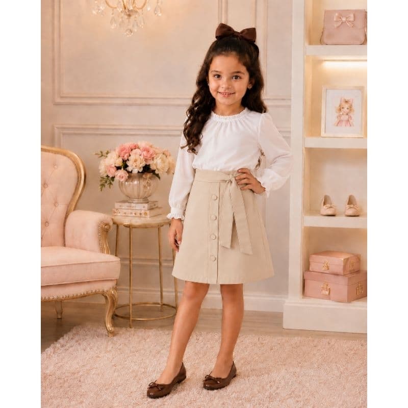saia infantil  moda evangélica tamanho do 2 ao 12 anos entrega rápida.