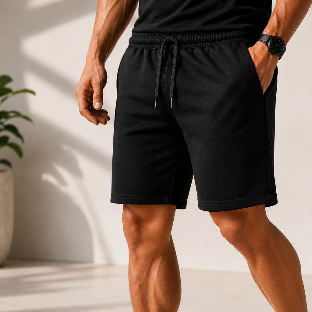 Bermuda Masculina Moletinho Shorts Academia Treino Casual Confortável M ao G4