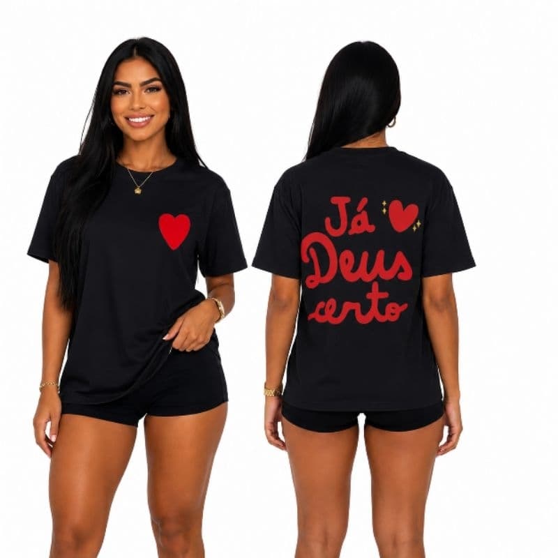 CAMISETA FEMININA 100% ALGODÃO PERSONALIZADA FRASES CRISTÃ BLUSA BASIC LISA CAMISETÃO FITNESS BLUSA DE IGREJA
