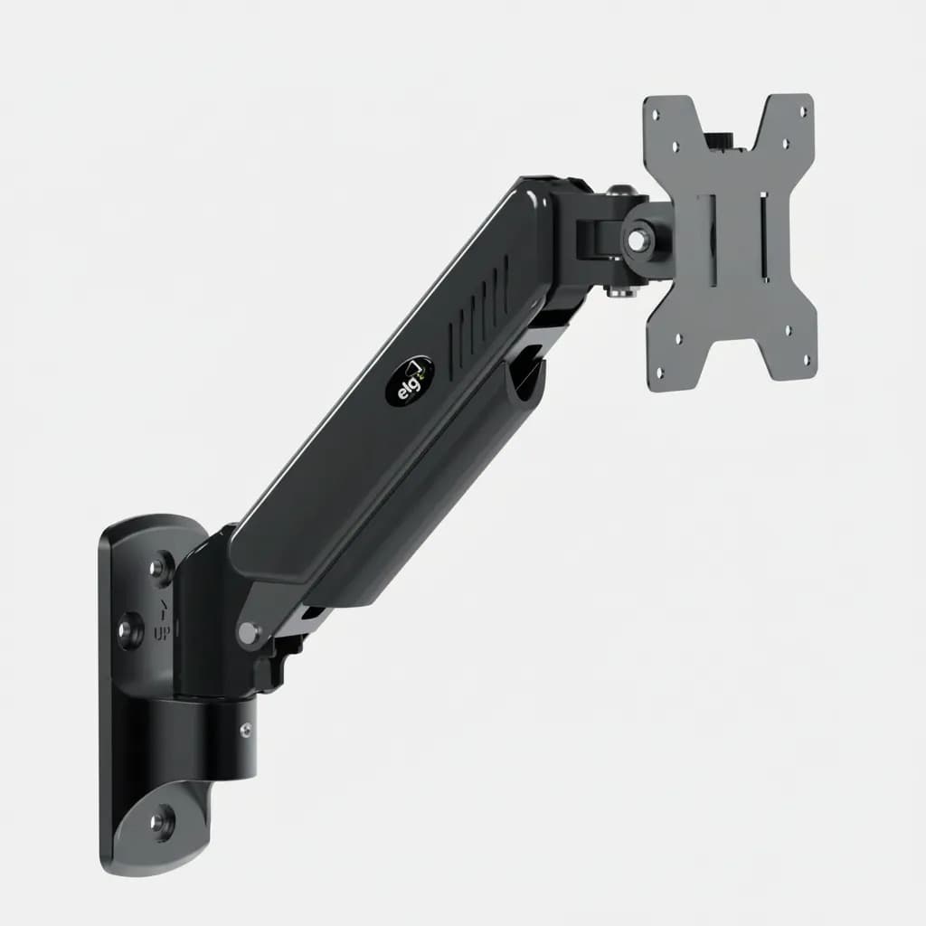 SUPORTE PARA MONITOR MULTIARTICULADO COM PISTÃO A GÁS 17" À 35" POLEGADAS DE 2 À 9KGs VESA 75X75 100X100 ELG