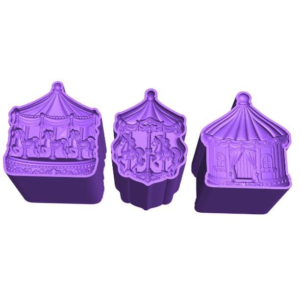 Ejetor Doces Brigadeiros Carrossel  - Parque - Não Gruda