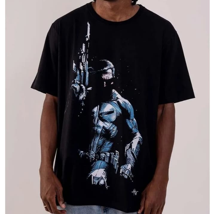 Camiseta Marvel O Justiceiro Black - Piticas