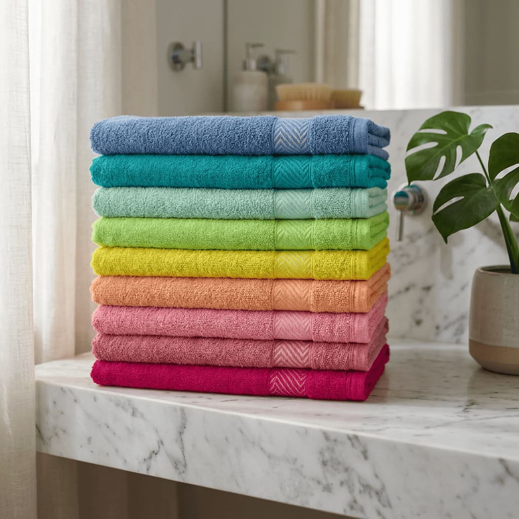 Kit 03 Toalhas de Banho Popular Dia Dia 100%Algodão 65x120cm Custo Benefício