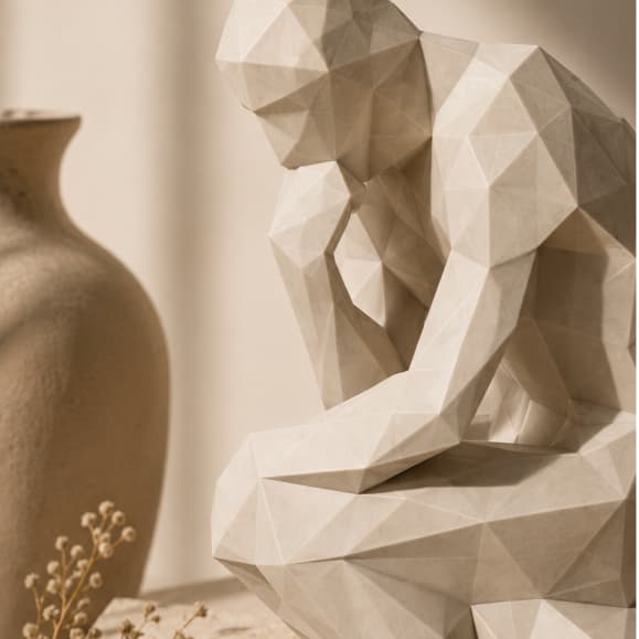 ESTÁTUA DECORATIVA - O PENSADOR