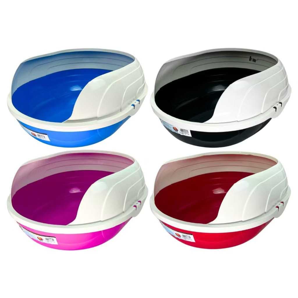 Bandeja Higiênica Com Arco Para Gatos - Caixa de Areia Funda Para Gato Furacao Pet Prime Borda