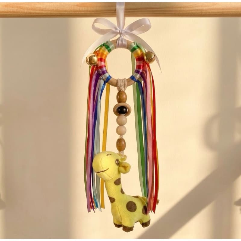 Móbile para berço - brinquedo berço e carrinho - brinquedo montessori bebe - móbile colorido berço