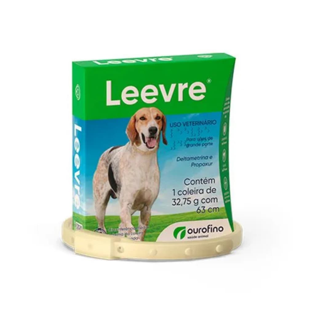 LEEVRE Coleira Antipulga e Carrapato 63cm