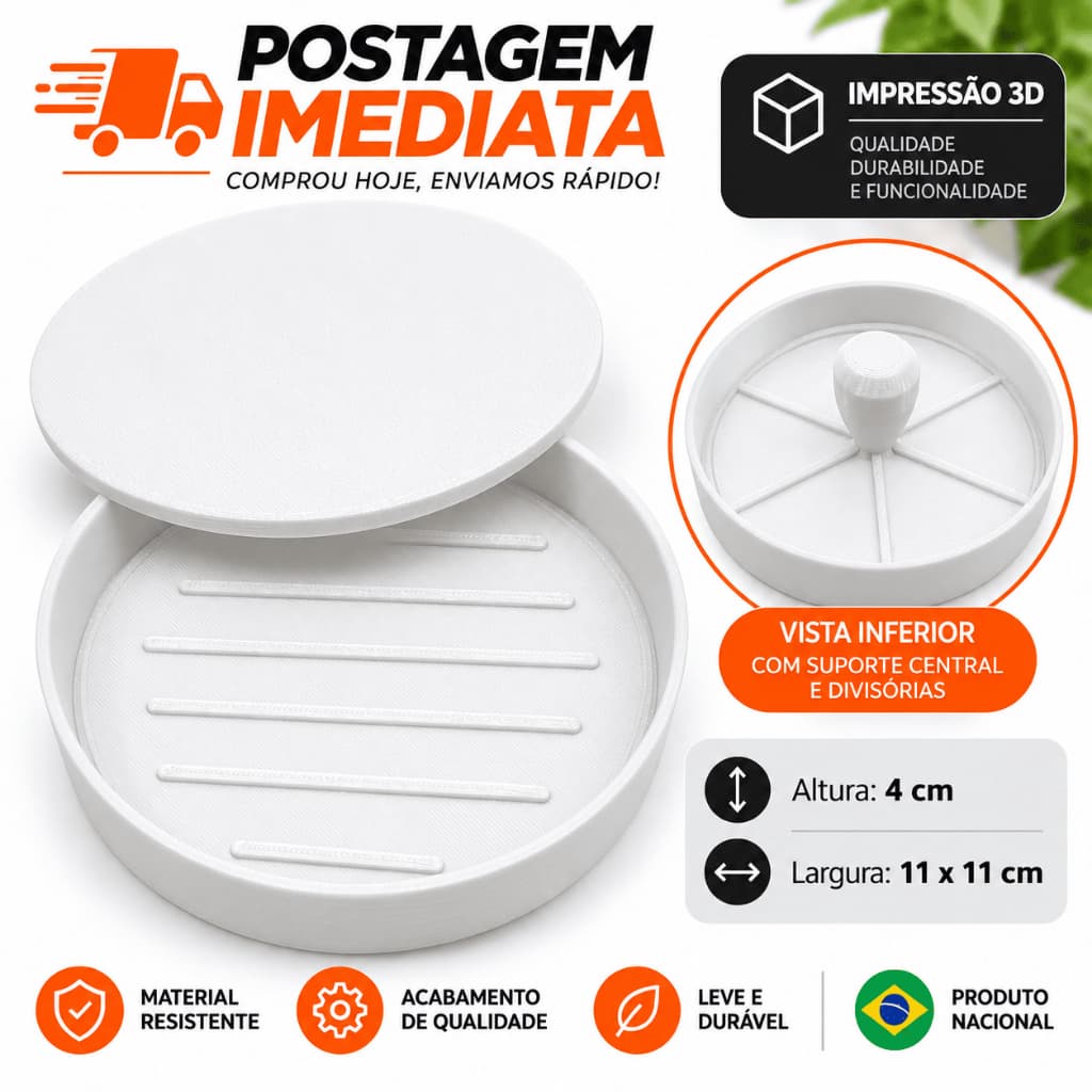 Prensa Modeladora de Hambúrguer 11cm Manual | Forma Molde para Hambúrguer Artesanal Caseiro Gourmet