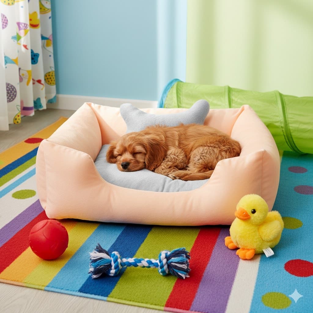 Caminha Pet Quadrada 50x50 cm para Cães Pequenos e Médios com Zíper e Fundo Antiderrapante
