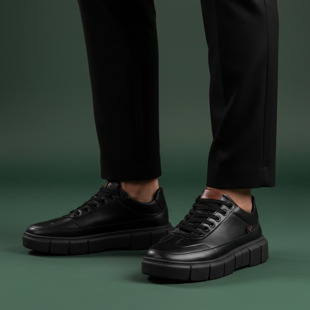 Tênis Masculino Solado Robusto Casual Confortável Estiloso Antiderrapante