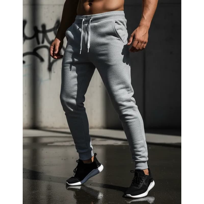 Calça Jogger Moletom Masculina com Tecido Leve e Confortável