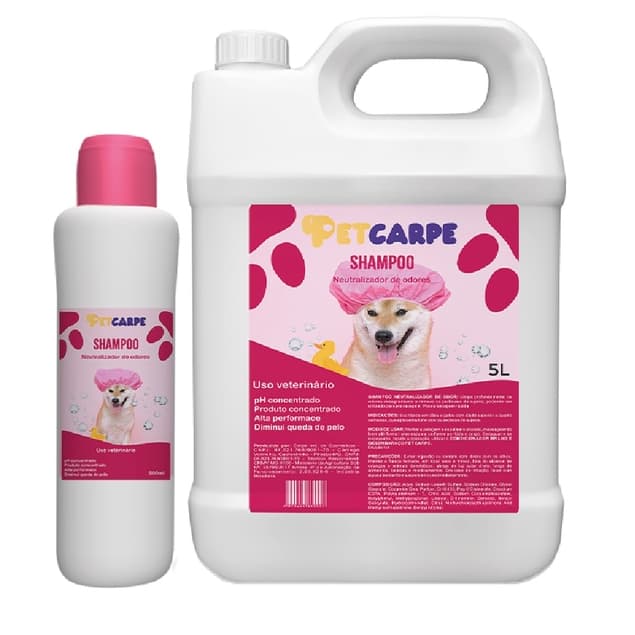 Shampoo Neutralizador Odores Pet Carpe eliminador de odores banho e tosa caes gatos anti odores ptes