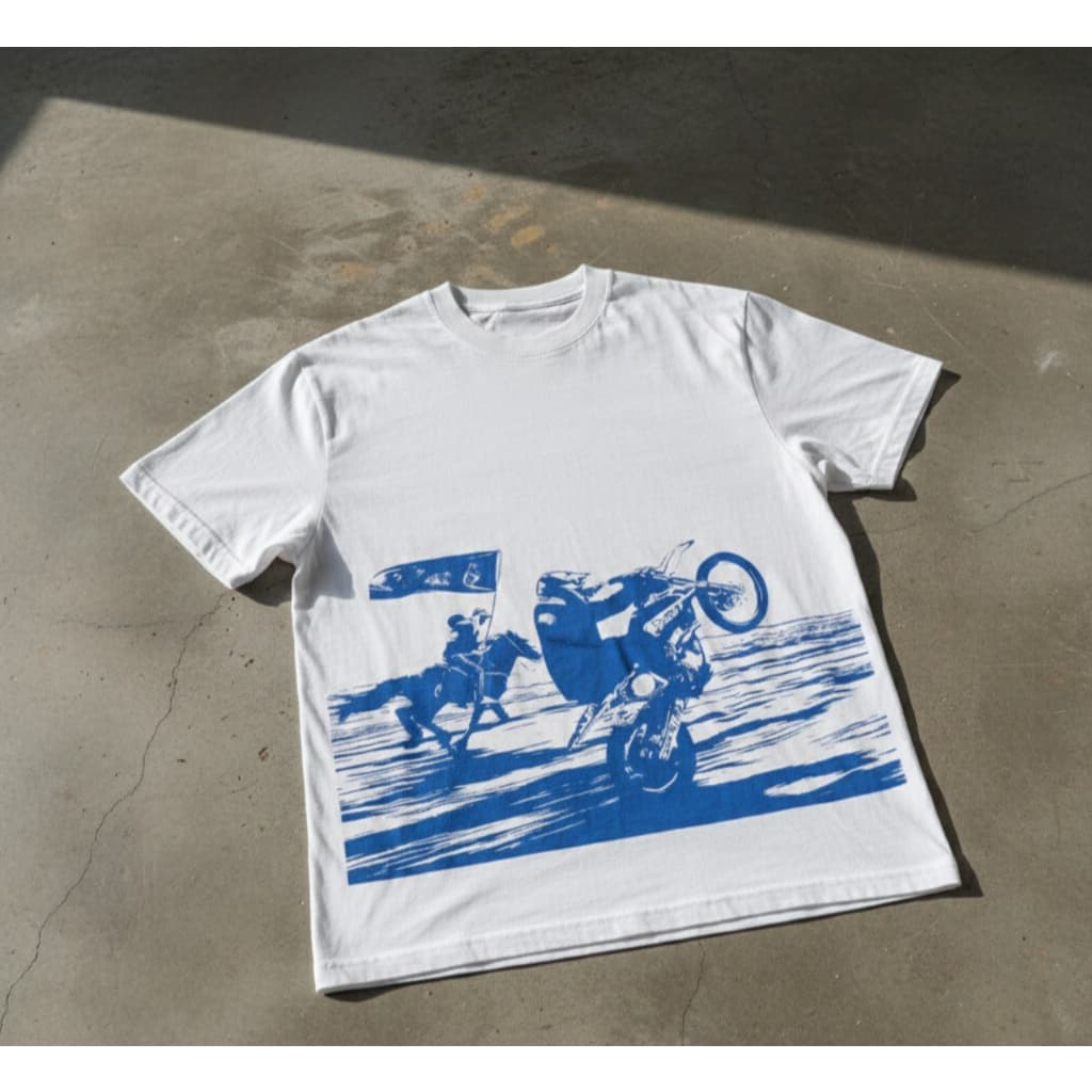 Camisa Oversized Corrida mortal em algodão