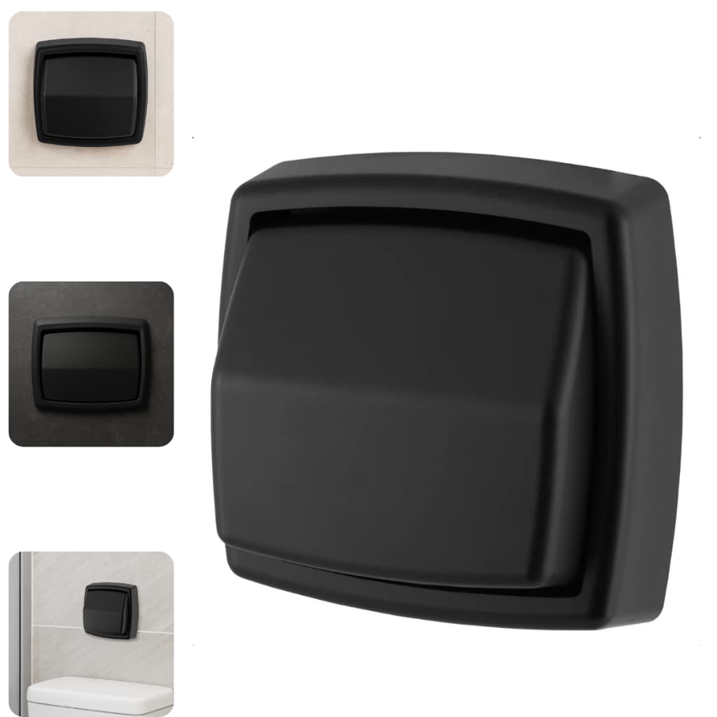 Acabamento Válvula De Descarga Luxo Preto Padrão Hydra Max Docol Deca