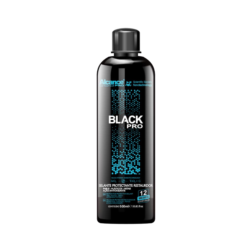 Selante Restaurador Plasticos Metais Pneus Black Pro 500ml - Alcance Profissional