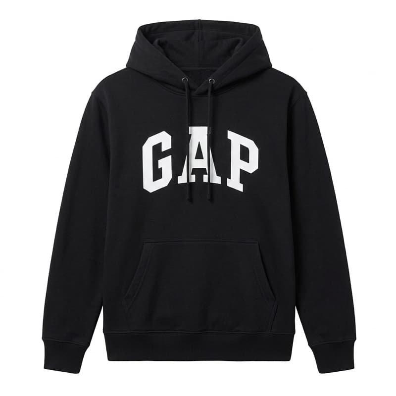 Blusa Casaco Moleton Flanelado Canguru com bolso e capuz GAP