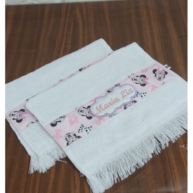 Toalhinha Escolar personalizada kit higiene