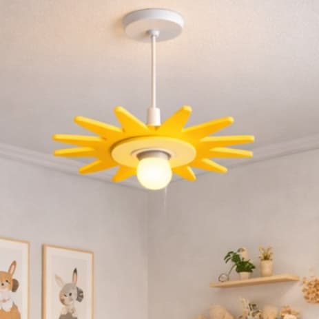 Lustre Infantil Sol - Lustre Para Quarto Infanti