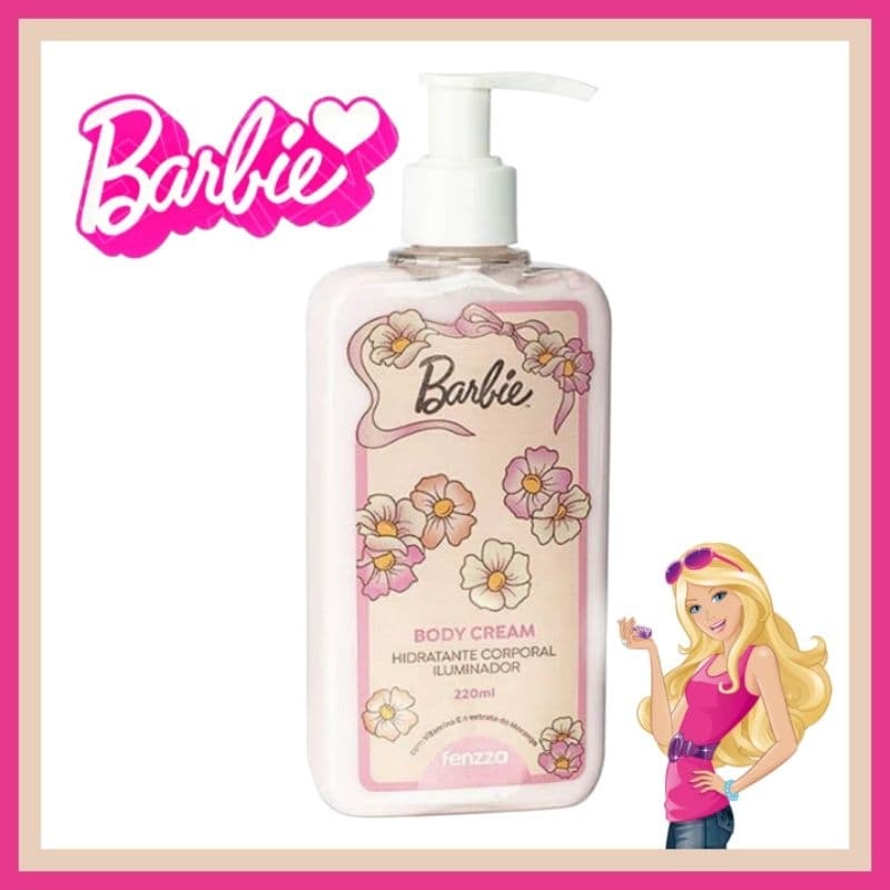 BODY CREAM HIDRATANTE CORPORAL ILUMINADOR BARBIE - FENZZA