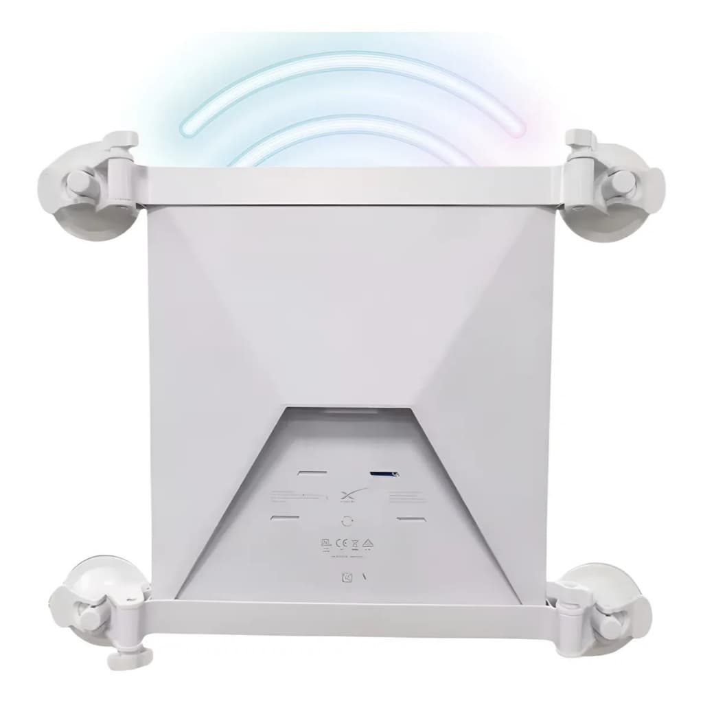 Suporte Com Ventosa Vidro Starlink Mini Parabrisa Carro Branco