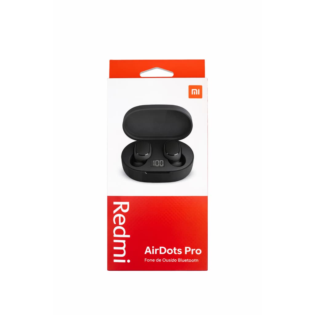 Fone Bluetooth AirDots Pro Sem Fio TWS Com Display LED Bateria Longa Android iPhone