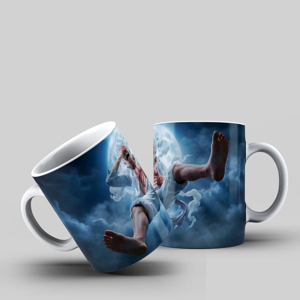 Caneca One Piece Luffy Gear 5 Joy Boy Despertar Realista – 325ml 🏴‍☠️🌙